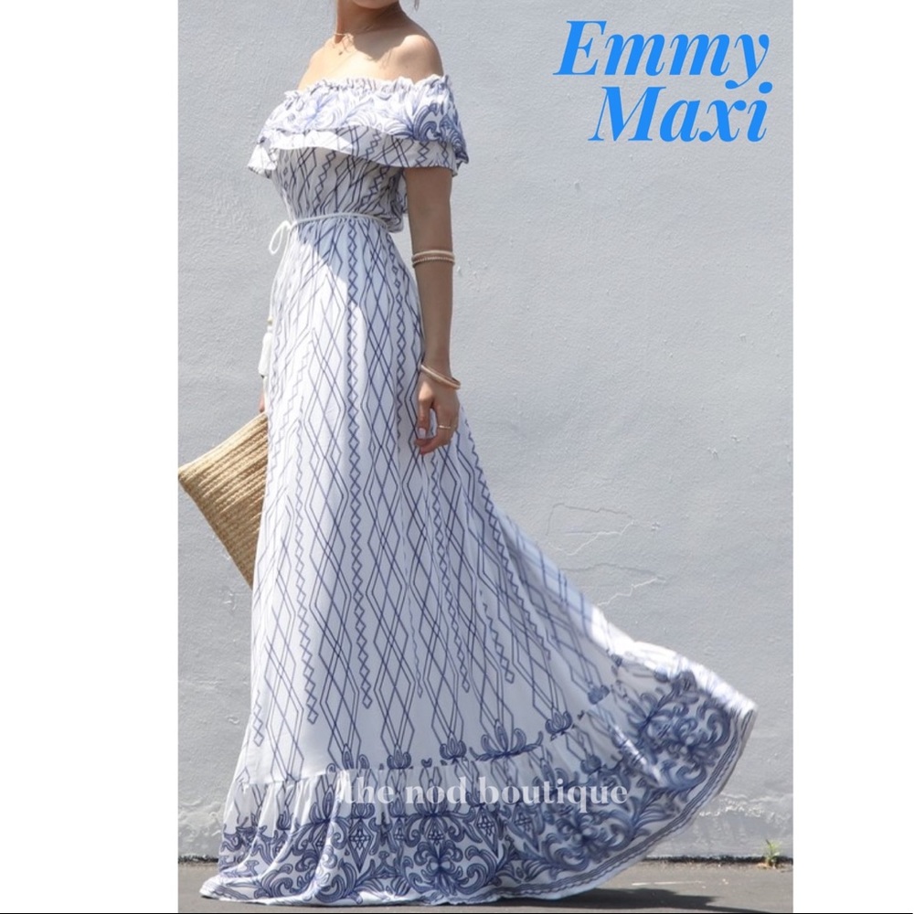 Off The Shoulder Maxi Dress